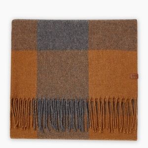 Roots Park Plaid Blanket Scarf